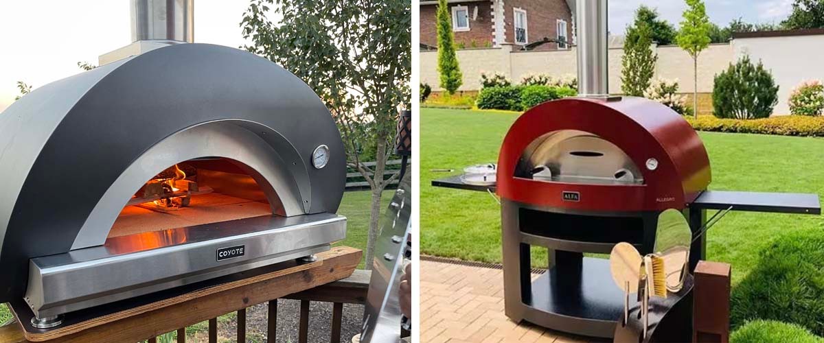 Coyote Outdoor Living and Alfa Wood-Fired and Gas Outdoor Pizza Ovens 
